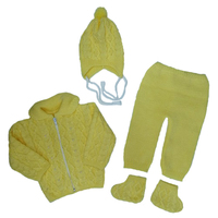 "МоёДитё" костюм из 4 -х предметов "Вика" жёлтый "Лотос"