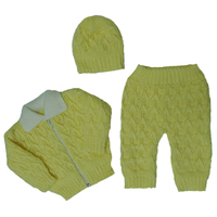 "МоёДитё" костюм двойной из 3-х предметов "Жанна" жёлтый "Лотос"