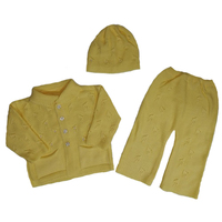 "МоёДитё" костюм из 3-х предметов "Лепесток" жёлтый "Лотос"