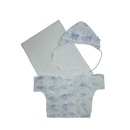"МоёДитё" комплект 6 предметов для новорождённого голубой арт 120Б-2Ш (зима) "Вербена"