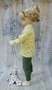 "МоёДитё" кофточка с длинным рукавом кулирка на девочку "Лилия" КК003