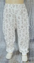 "МоёДитё" брюки пижамные интерлок на резинке шампань БР115 "Магнолия"
