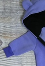 "МоёДитё" комбинезон с ушками футер с начёсом КБ160 "Магнолия" фиолетовый