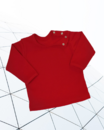 "МоёДитё" комплект из 2 предметов кофта + штаны из кашкорсе красный КП189