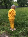 "МоёДитё" спортивный костюм футер с начёсом жёлтый КС151 "Гардения"