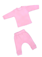 "МоёДитё" комплект из 2 предметов кофта + штаны из кашкорсе светло-розовый КП189